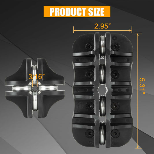 RANSOTO 3/16" Handheld Tubing Straightener Tool Copper Aluminum Steel