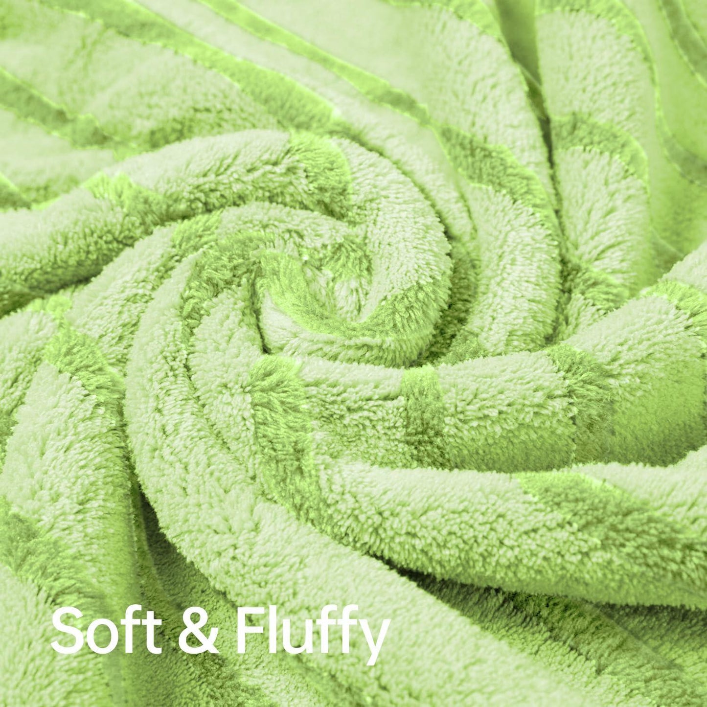 Mistyrose Microfiber Bath Towels 8 Pack Set Large Fruit Green Striped