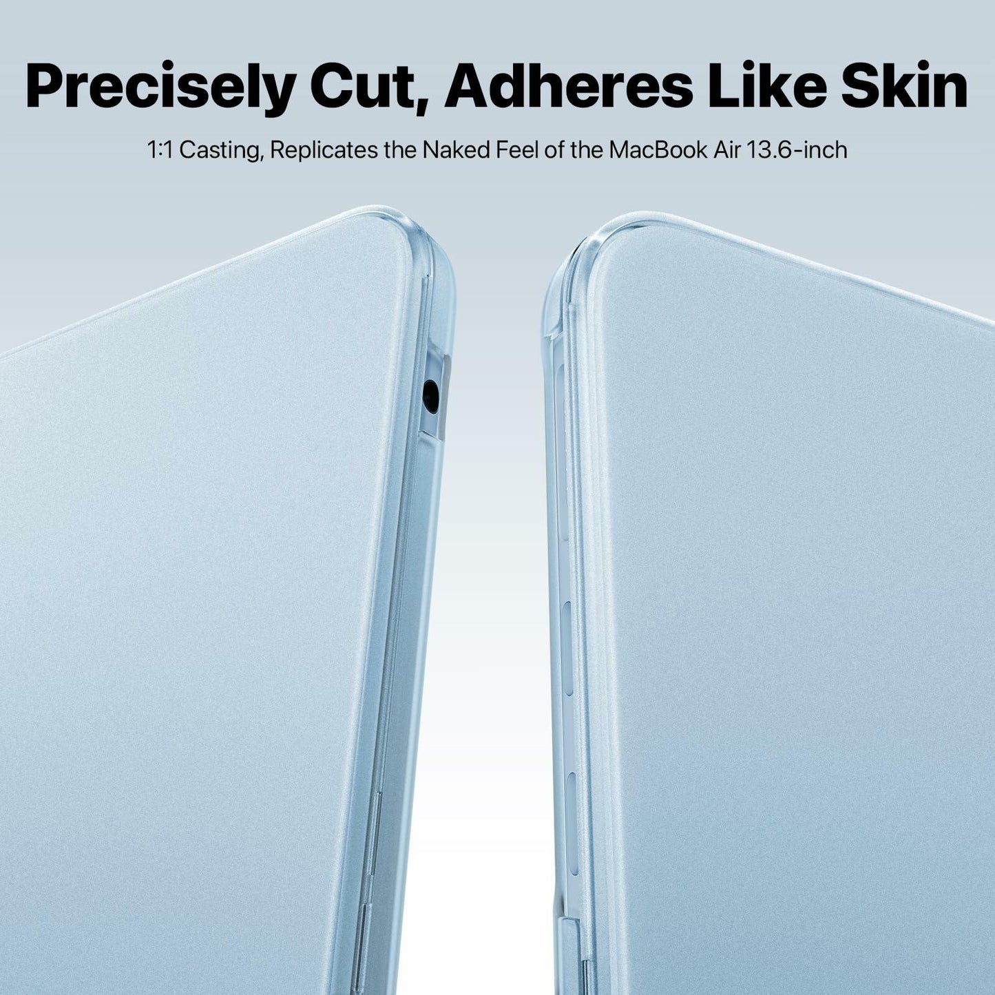 Macaset MacBook Air 13.6 inch Hard Shell Case Slim Armor Matte Turquoise