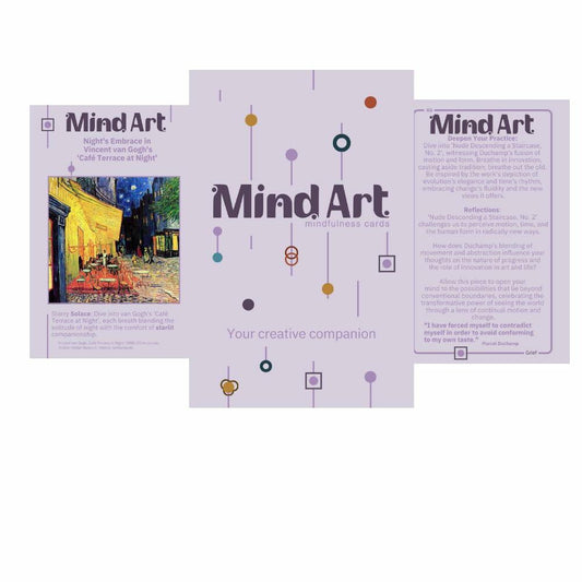 MindArt Anxiety Flashcards Stress Relief Emotional Wellness Therapy Cards