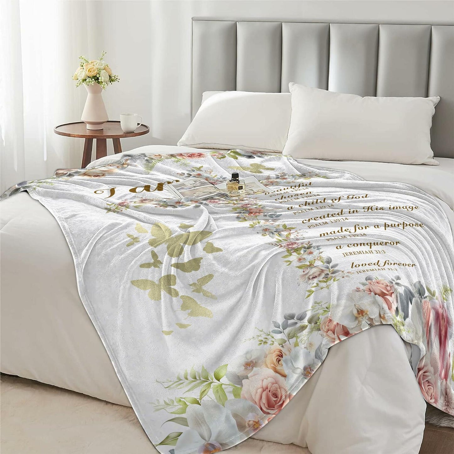 Ekpvgit Christian Gifts Blanket I Am A Child of God 60x80