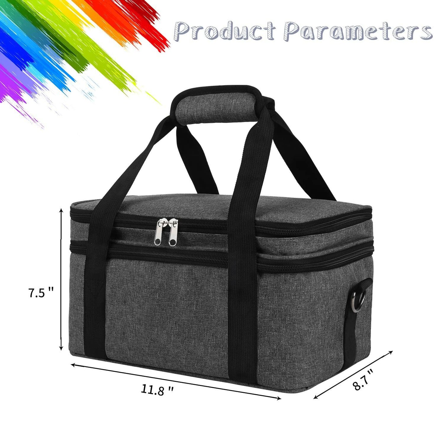 Yumt Acrylic Paint Brush & Bottle Organizer 7 Tier Clear Storage Display