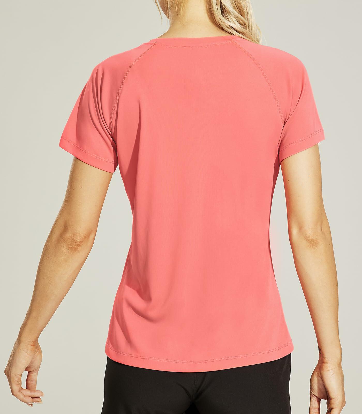 Haimont Women's Workout Active T Shirt Short Sleeve Quick Dry Mint Green Size M