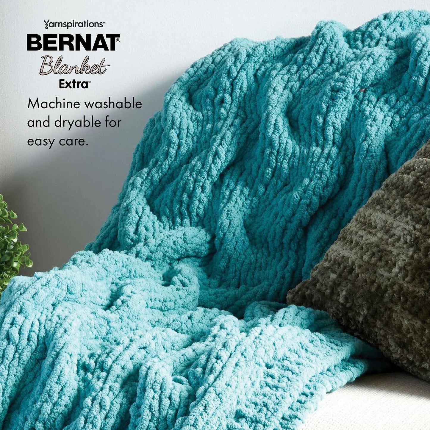 Bernat Blanket Extra Softened Blue Yarn 2-Pack 300g Jumbo 7 97 Yards Crochet