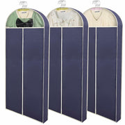 DYYHSDPU Garment Bags 3 Pack Suit Storage Hanging Clothes Black 50x24 Inch