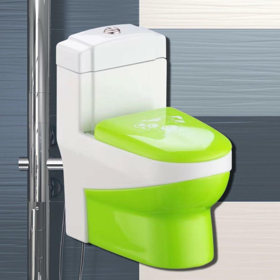 DAKOELWP Toilet-Shaped Butane Jet Torch Lighter Green Windproof Camping