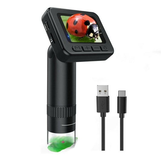 Unbranded 1080P Digital Video Microscope 50X-1000X 2 Inch IPS Screen