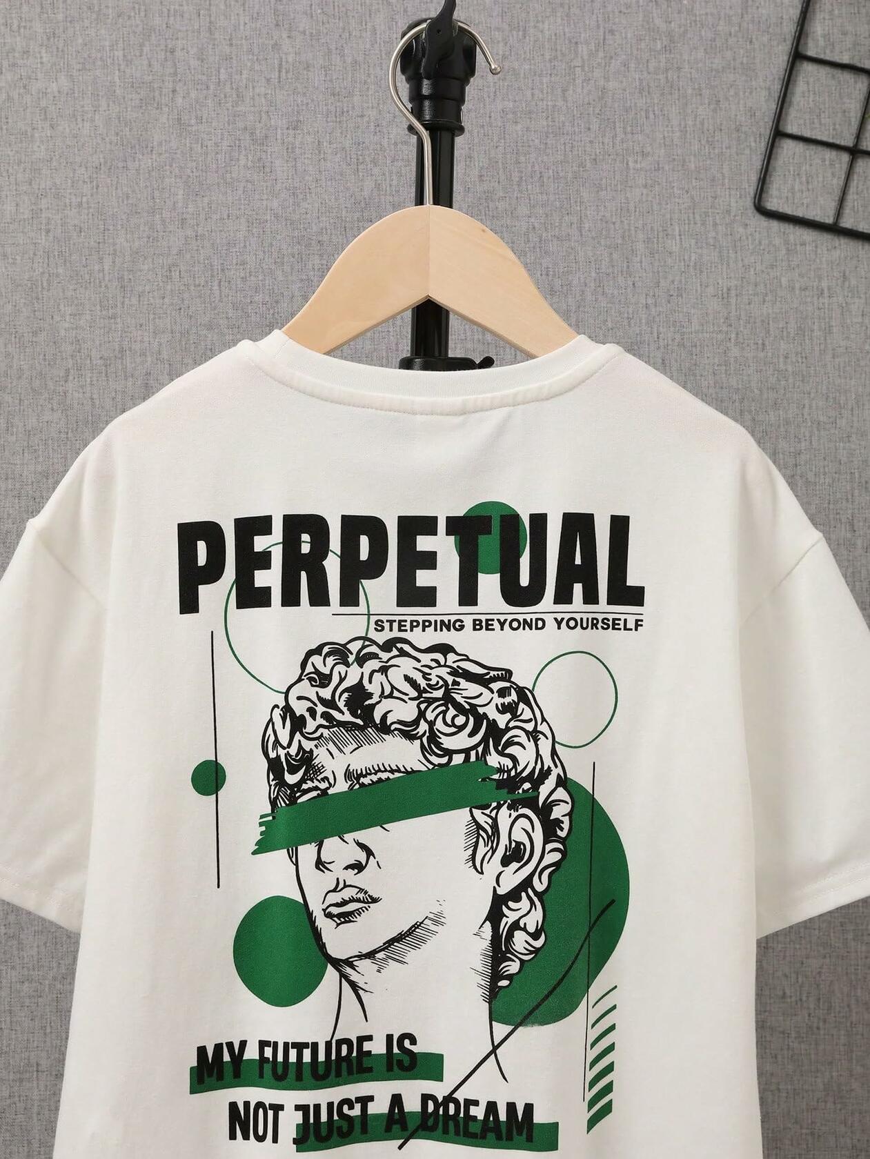 SOLY HUX Boys Graphic Tee Short Sleeve Letter Print White Size 10Y