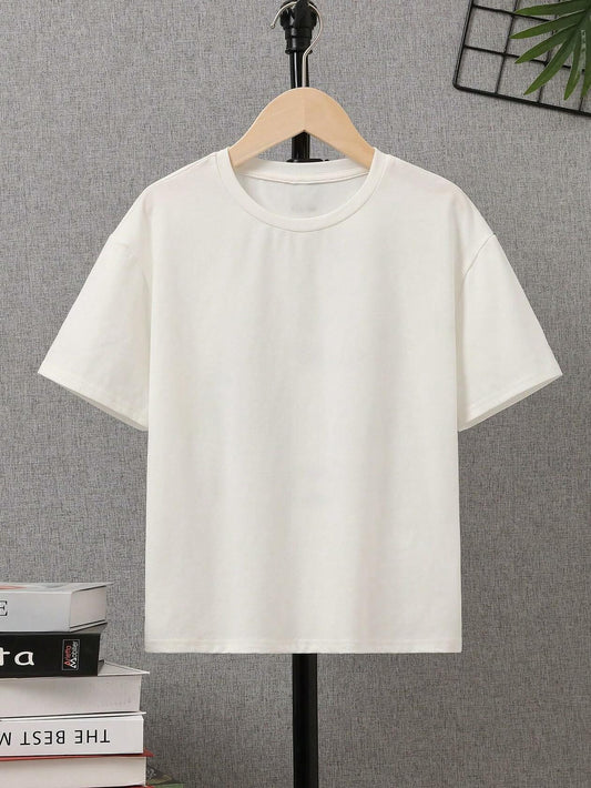 SOLY HUX Boys Graphic Tee Short Sleeve Letter Print White Size 10Y