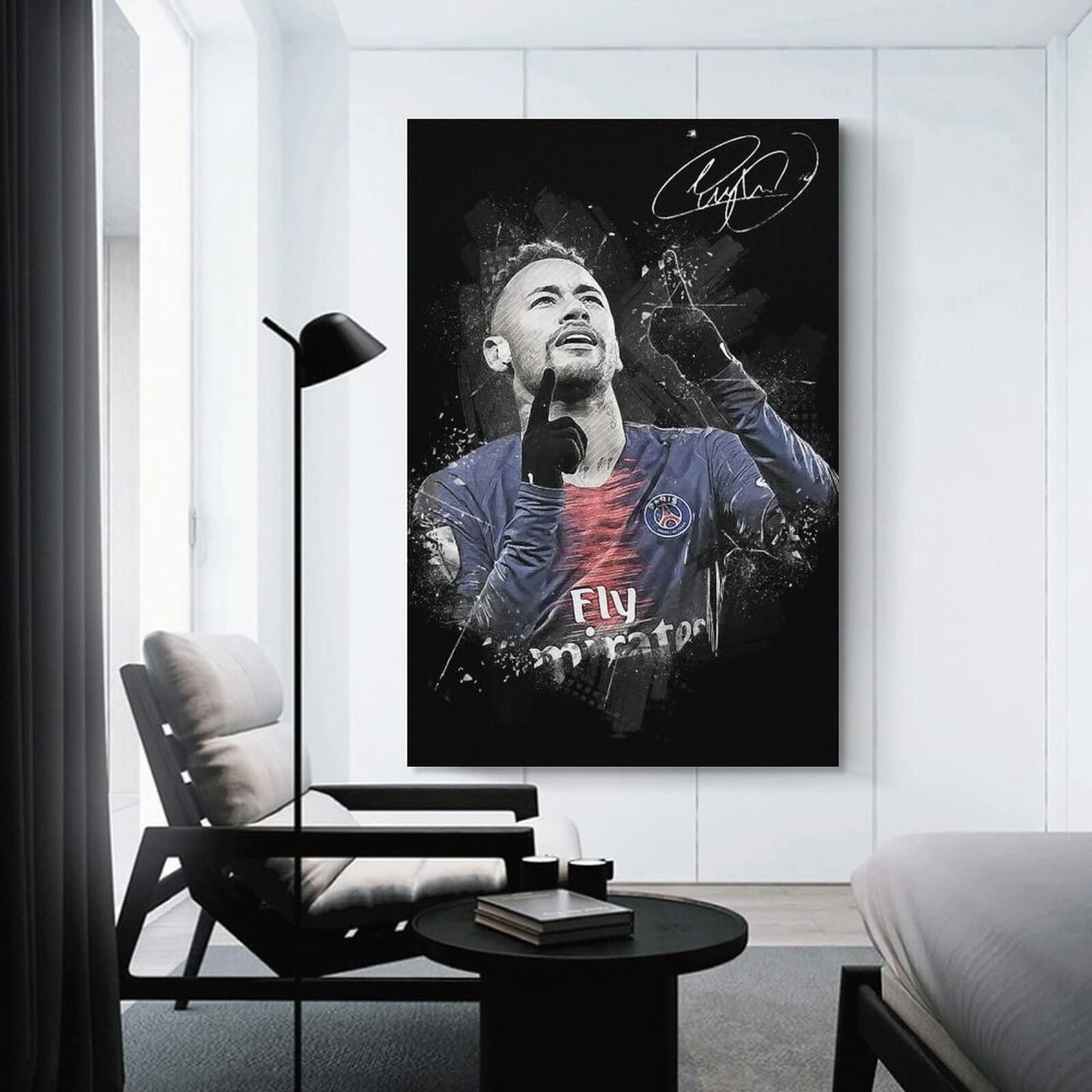 Generic Neymar Wall Art Canvas Print Poster 16x24inch Unframed