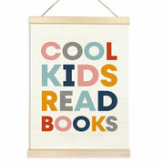 TAEDIN Kids Book Poster Hanger Frame Wooden Colorful 12x16 Space Theme