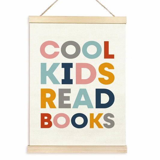 TAEDIN Kids Book Poster Hanger Frame Wooden Colorful 12x16 Space Theme