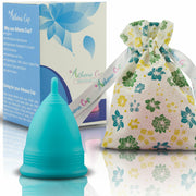 Athena Menstrual Cup Small Silicone Solid Black Light to Regular Flow