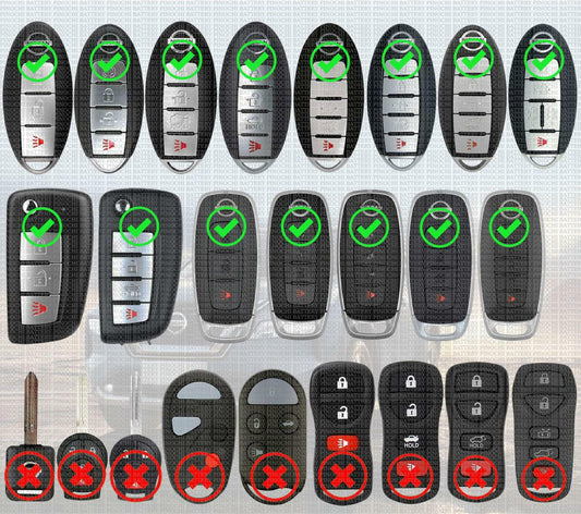 Pinochi Key Fob Battery Replacement for Nissan Smart Remote CR2032 3V