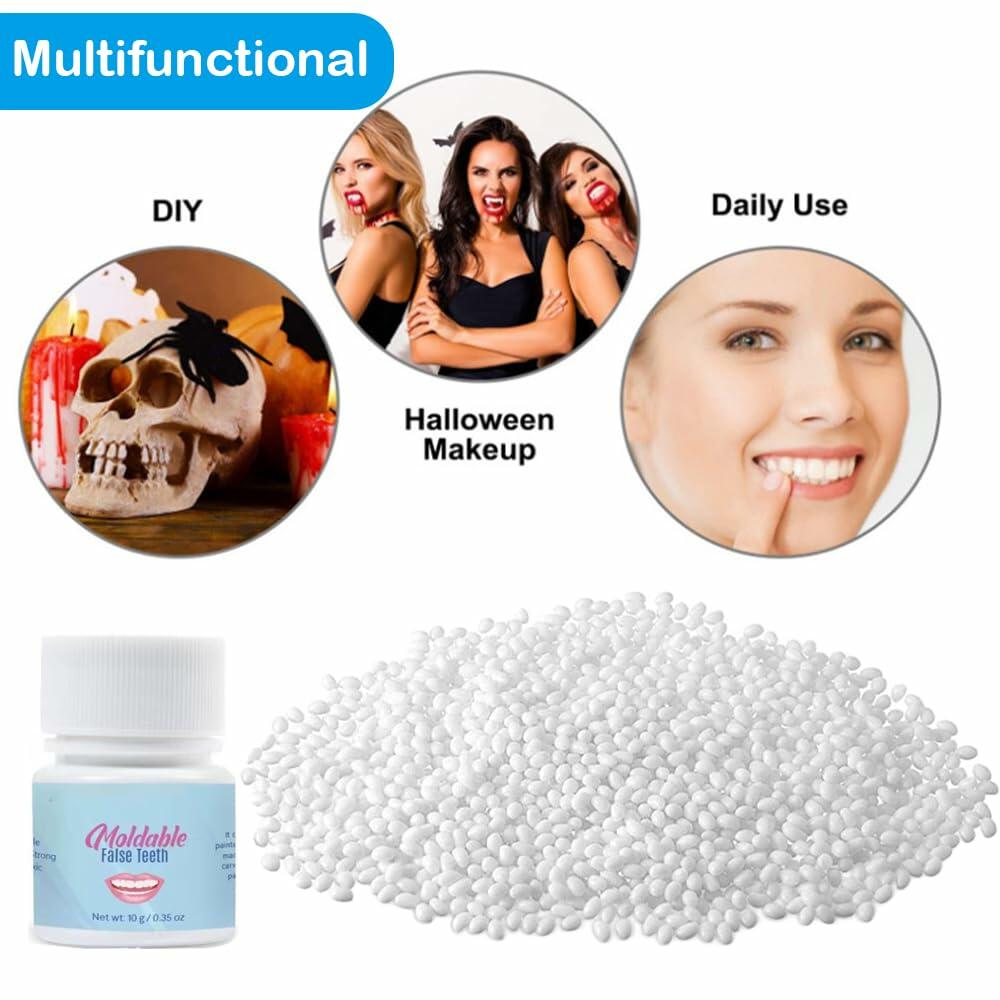 Generic Temporary Teeth Repair Kit False Tooth Replacement White