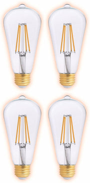 GoodBulb LED A19 5W 40W Replacement 2700K 500 Lumens High CRI 4 Pack