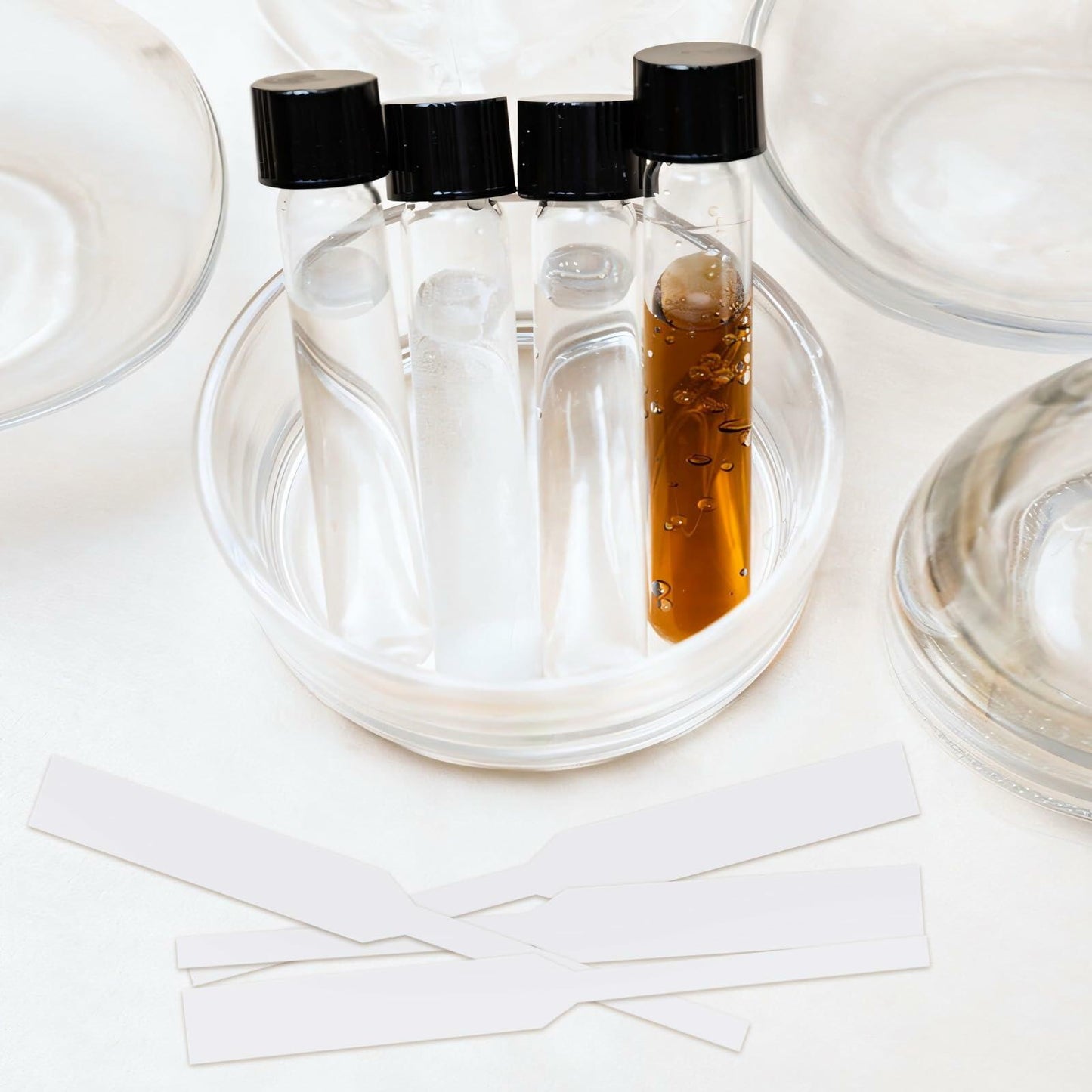 HiShutiao 400 Pcs White Perfume Tester Strips Disposable Fragrance Blotters