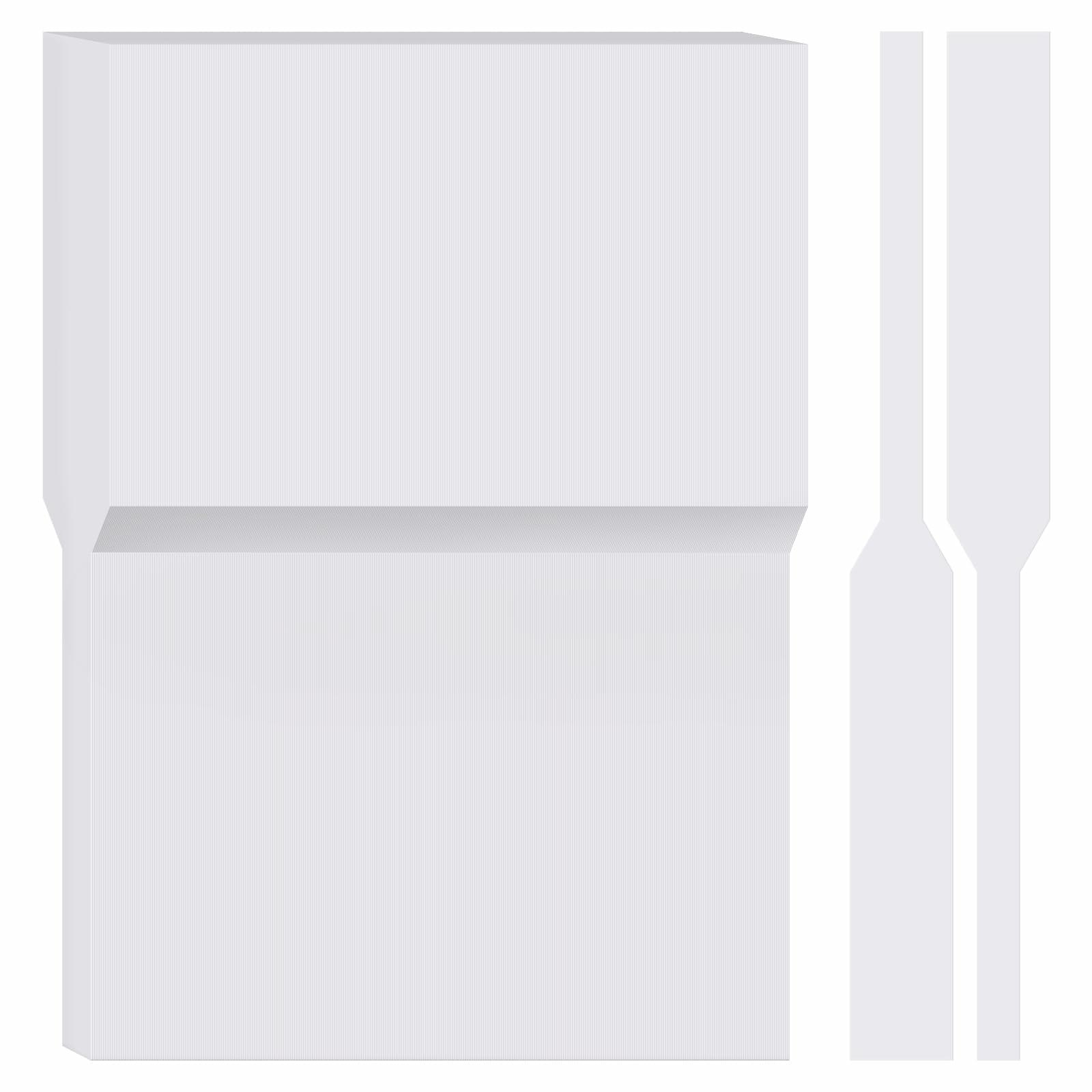 HiShutiao 400 Pcs White Perfume Tester Strips Disposable Fragrance Blotters