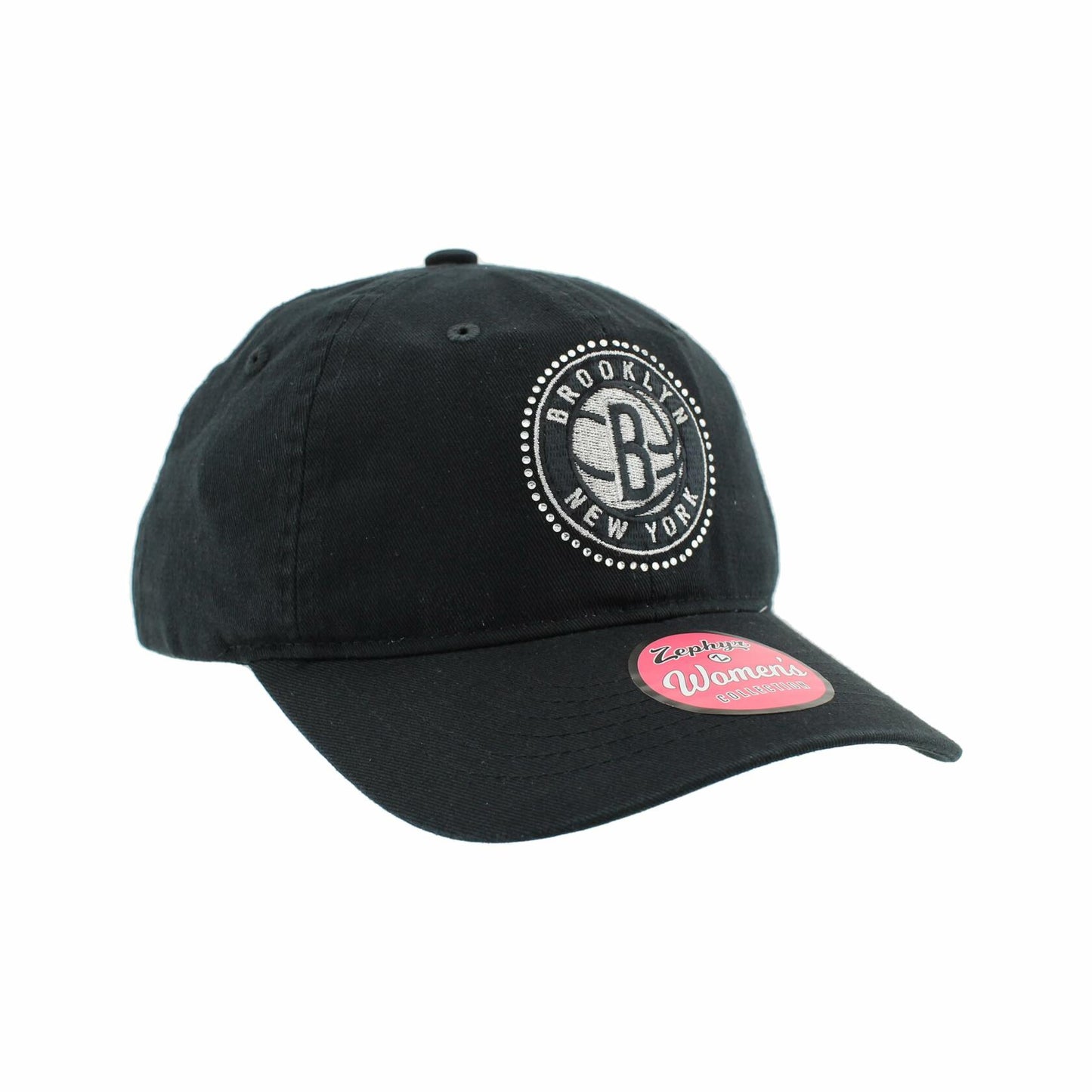 ZHATS Brooklyn Nets NBA Women's Adjustable Hat Sparkle Team Color Size One Size