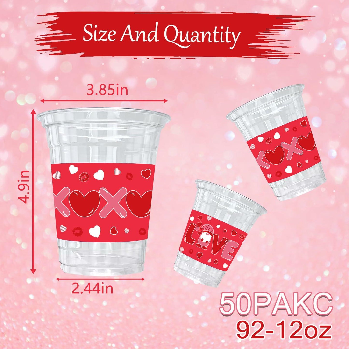 CIEOVO 50 Pack Witch Theme Party Cups 12oz Green Pink Disposable Plastic