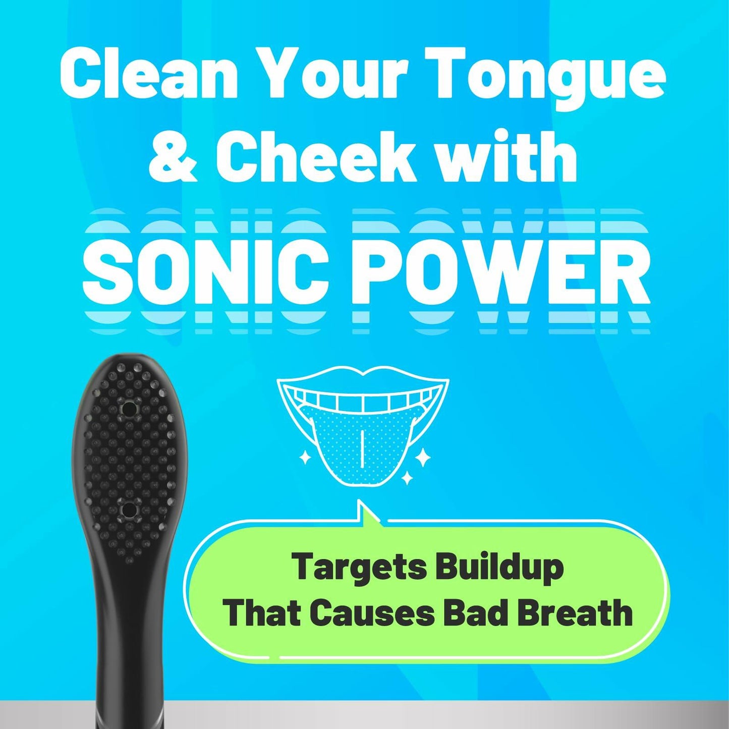 Oralica Whitening Replacement Toothbrush Heads Philips Sonicare 6 Pack Black