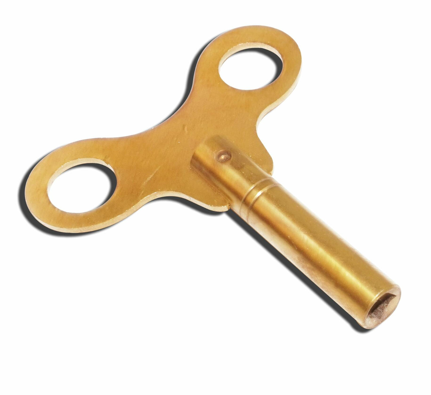 AEspares Mechanical Clock Winding Key No. 11 5mm Brass Gold