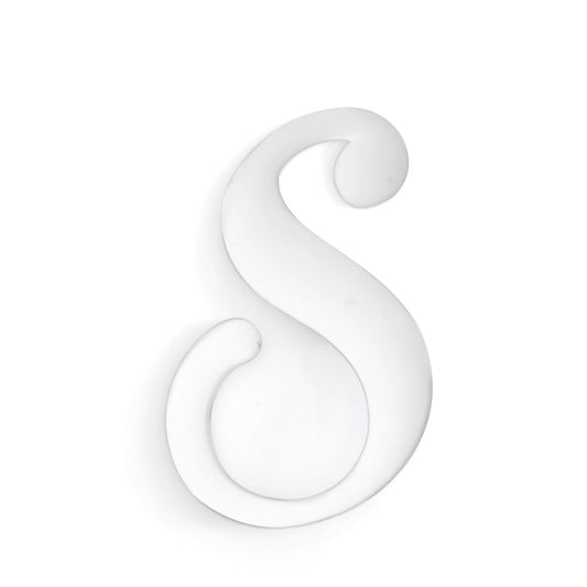 3PCS Letter Charms for Bogg Bags 2.75" Large Inserts Accessories White S