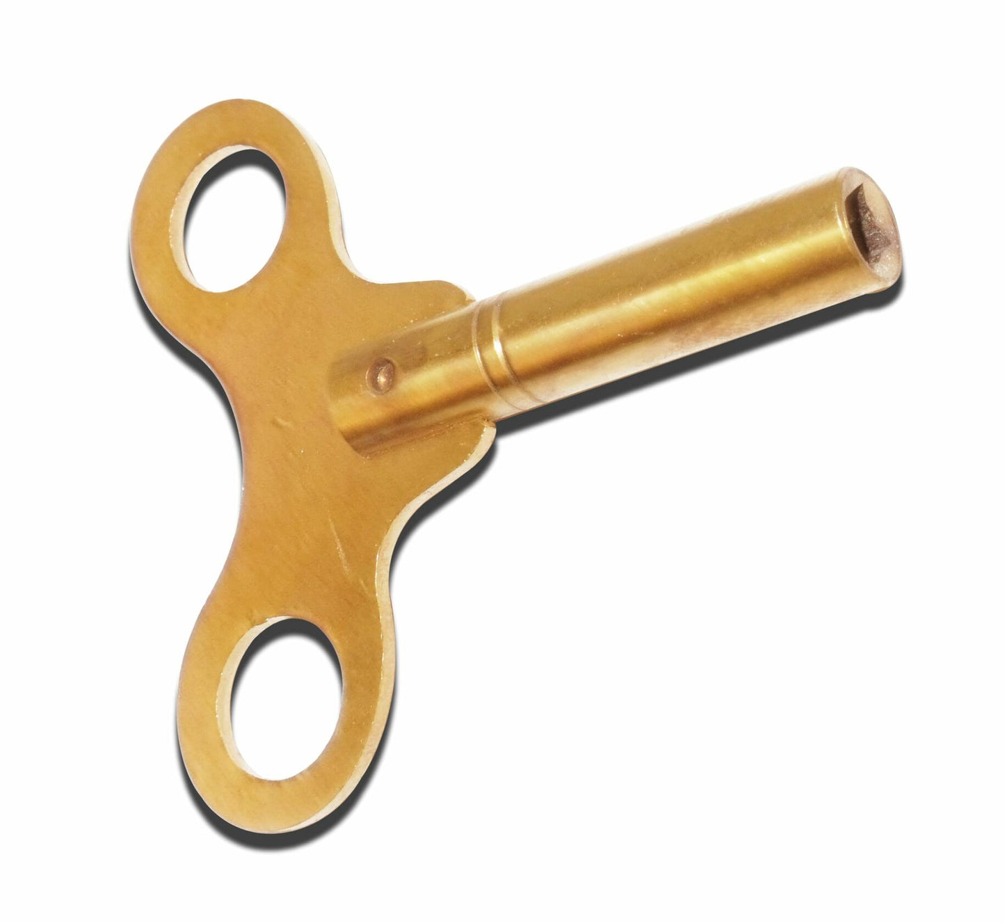 AEspares Mechanical Clock Winding Key No. 11 5mm Brass Gold