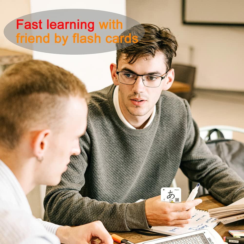 107 Japanese Hiragana Katakana Flash Cards Alphabet Learning Set