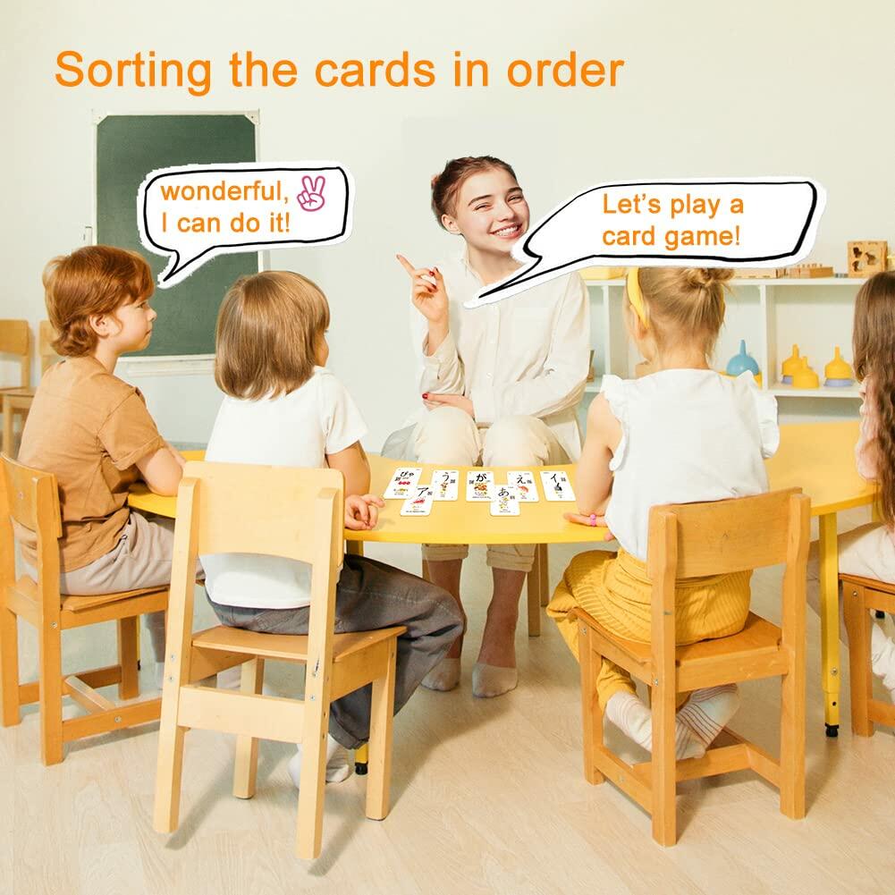 107 Japanese Hiragana Katakana Flash Cards Alphabet Learning Set