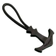 BJA Chunky T-Shaped TPU Zipper Puller Black Set of 6 Durable