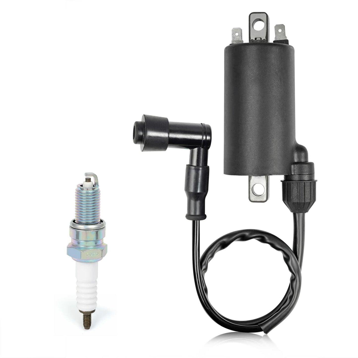 MOTO1988 Ignition Coil & Spark Plug Kawasaki Bayou 300 KLF300 1986-2004