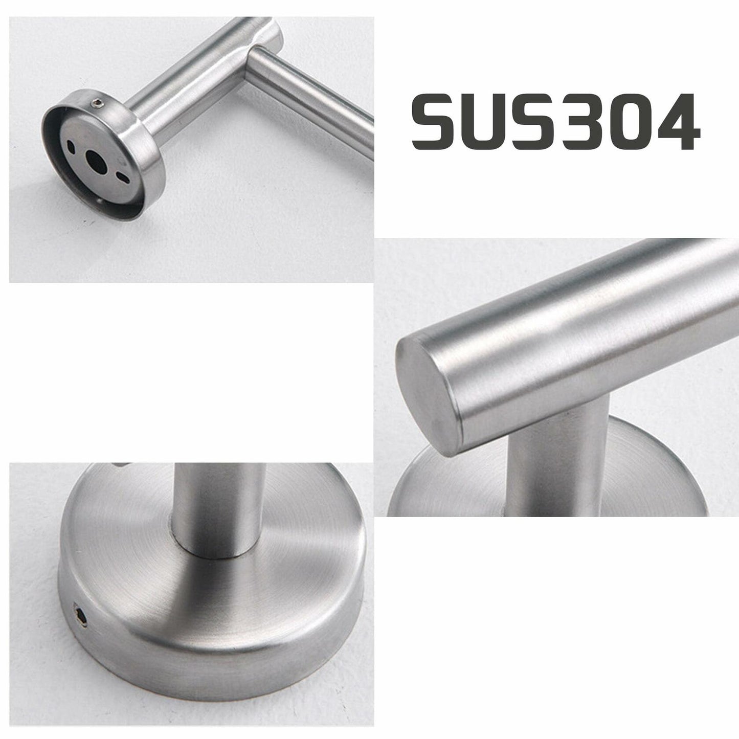 Voraus SUS304 Stainless Steel Toilet Paper Holder Wall Mount 2
