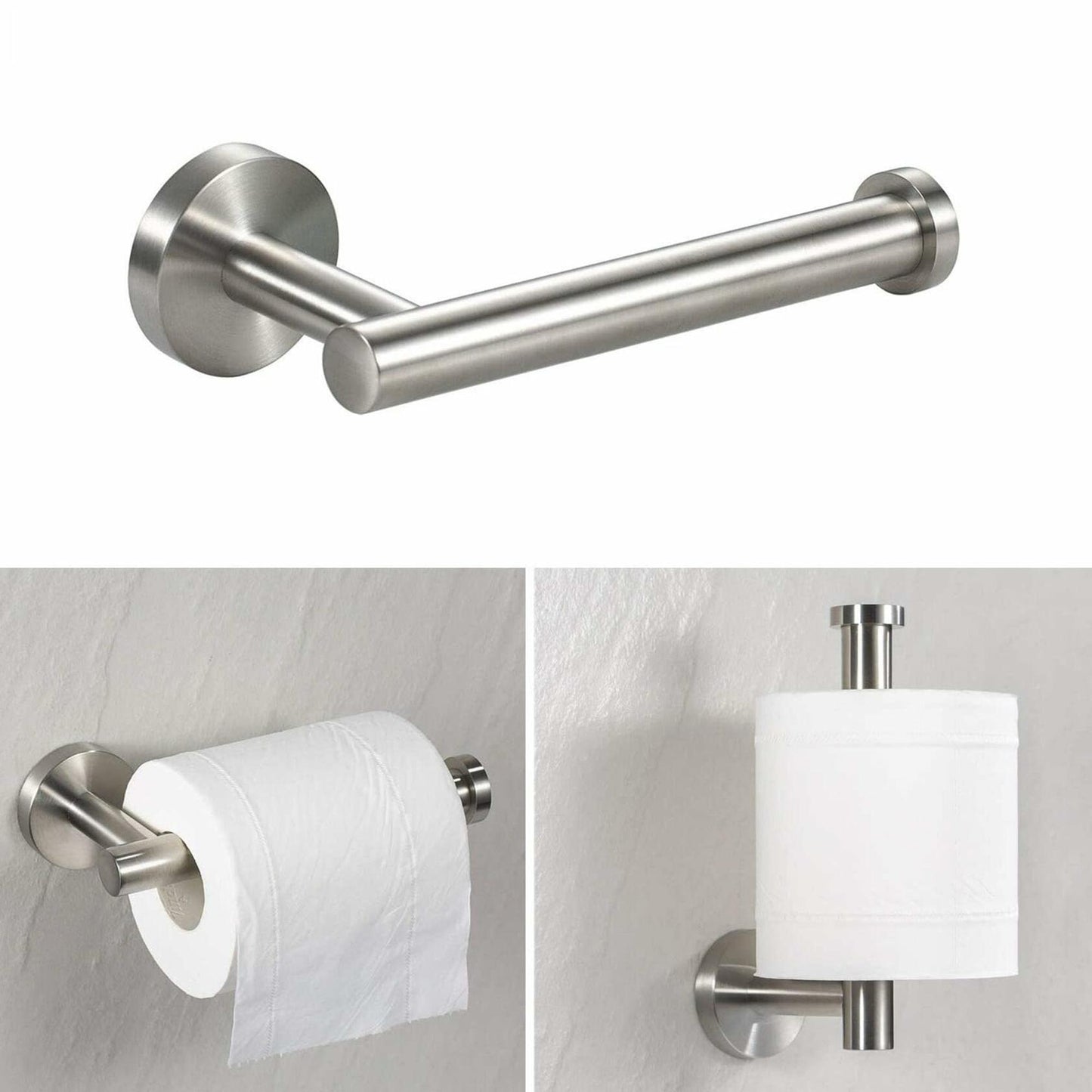Voraus SUS304 Stainless Steel Toilet Paper Holder Wall Mount 2