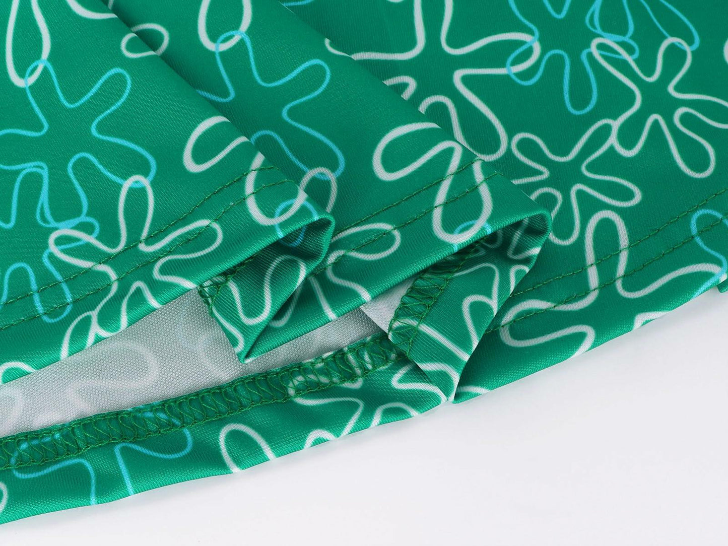 Akokvlar Girls Halloween Disgust Cartoon Dress Green Size 8-9 Years