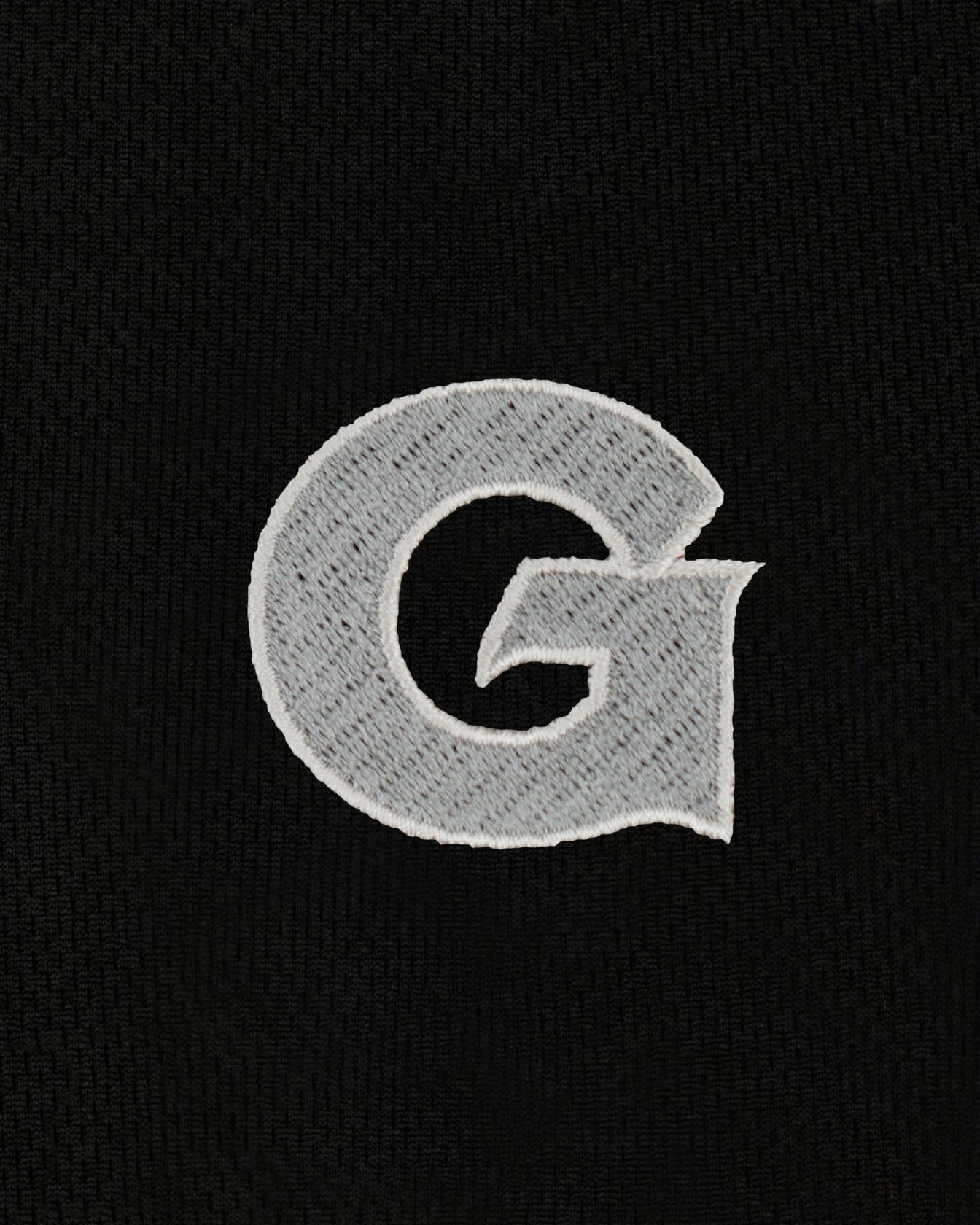 Vantage Apparel Men's Collegiate Micro Mesh 1/4 Zip Pullover Black Small