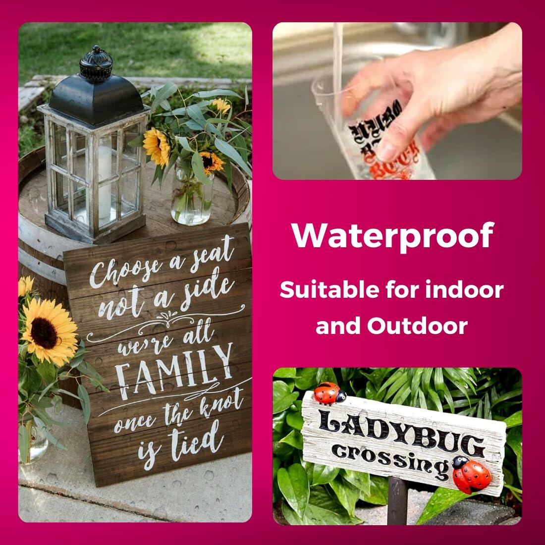 Oytra Permanent Waterproof Paint Marker Pen Yellow Oil Based All Surfaces