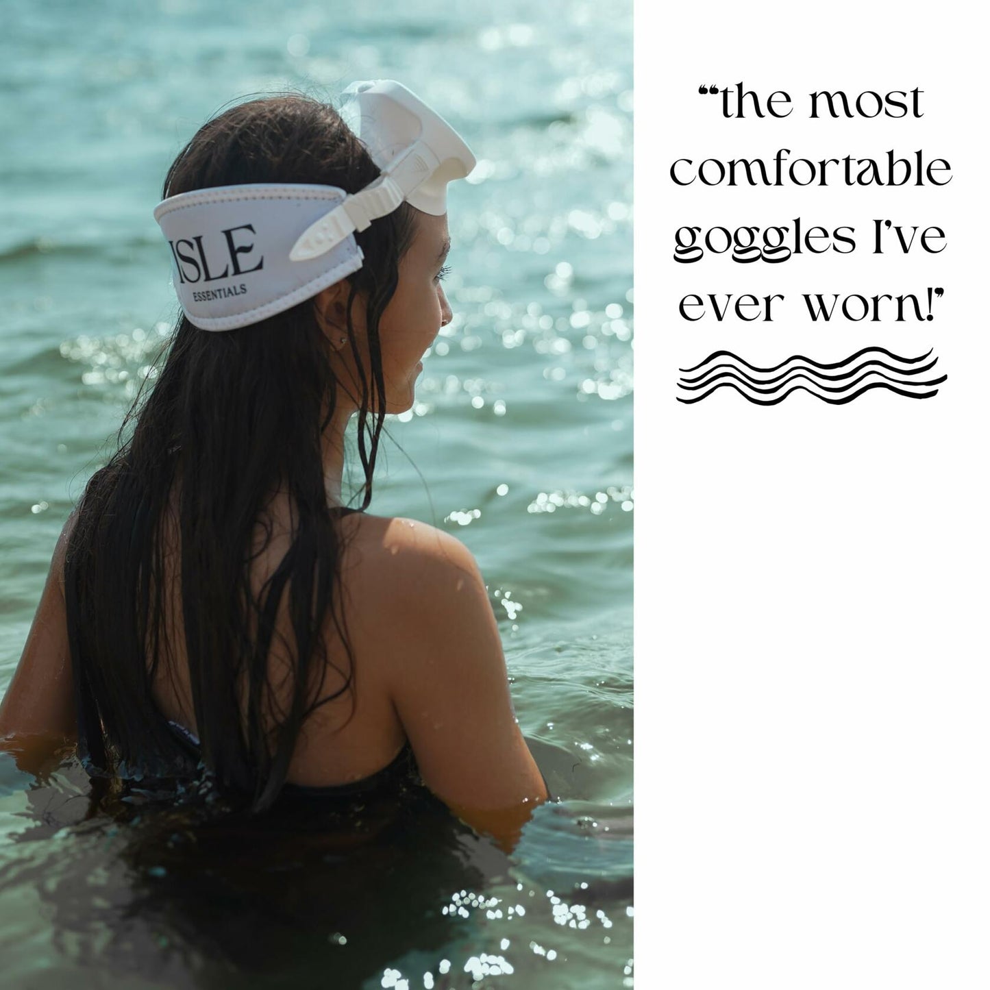 Isle Essentials Aqua Lime Green Scuba Snorkel Mask Strap Cover