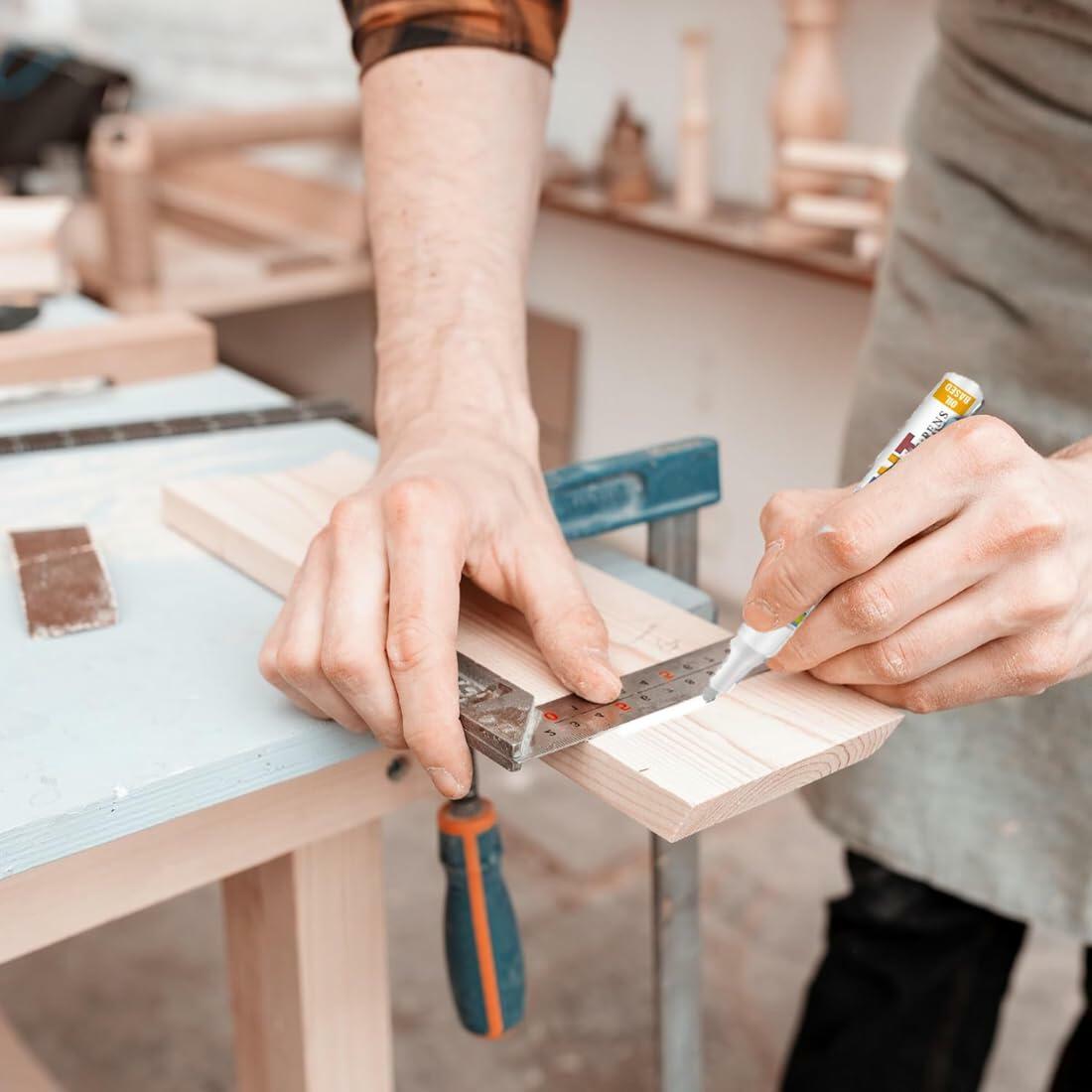 Oytra Permanent Waterproof Paint Marker Pen Yellow Oil Based All Surfaces