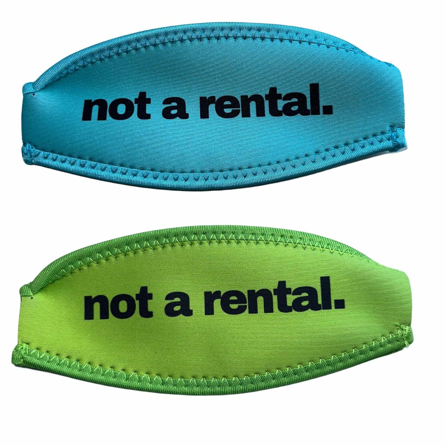 Isle Essentials Aqua Lime Green Scuba Snorkel Mask Strap Cover