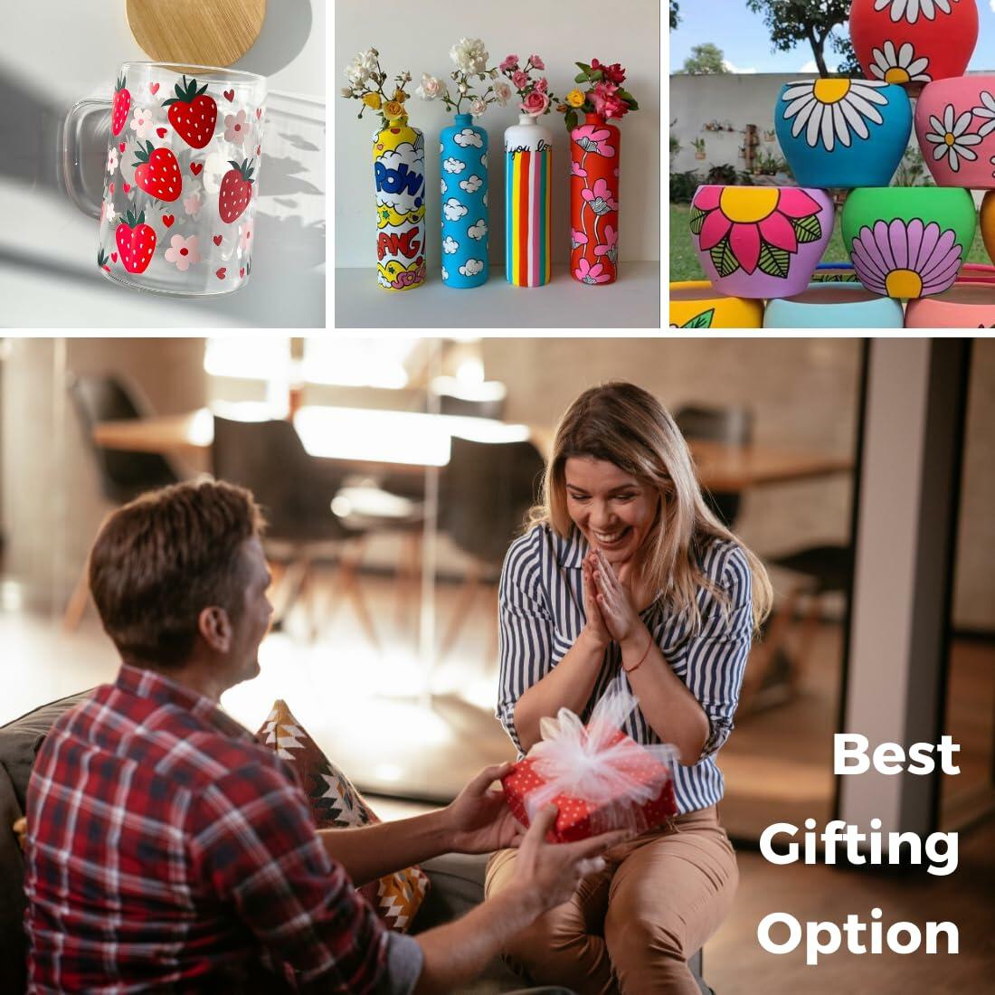 Oytra Permanent Waterproof Paint Marker Pen Yellow Oil Based All Surfaces