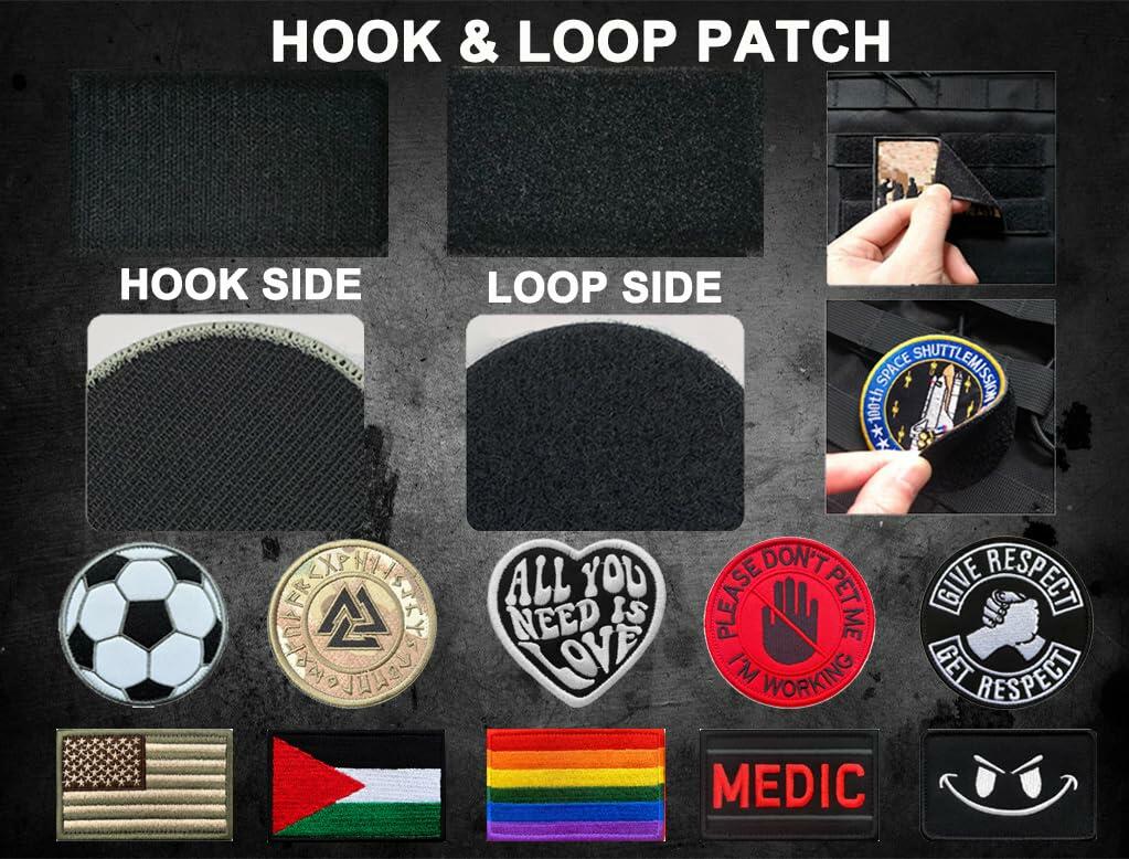 2 Pcs America Australian USA Flag Patch Tactical Military Embroidered