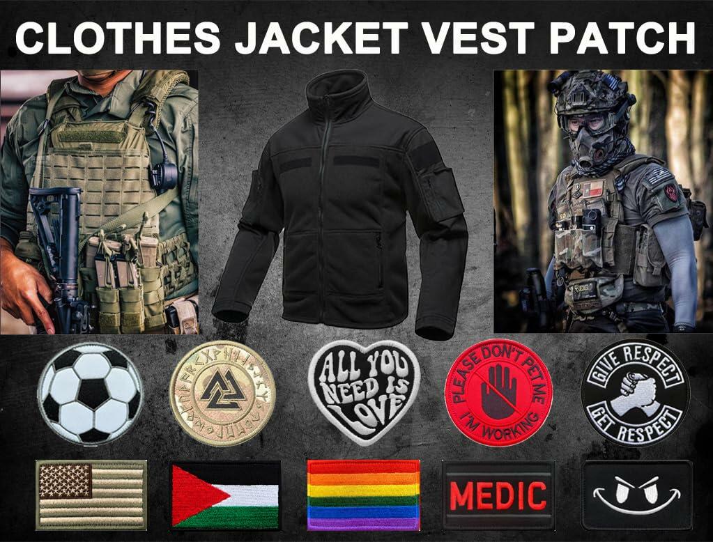 2 Pcs America Australian USA Flag Patch Tactical Military Embroidered