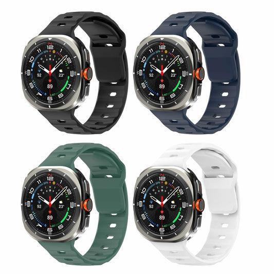 Seltureone 4 Pack Silicone Sport Bands for Galaxy Watch Ultra 47mm