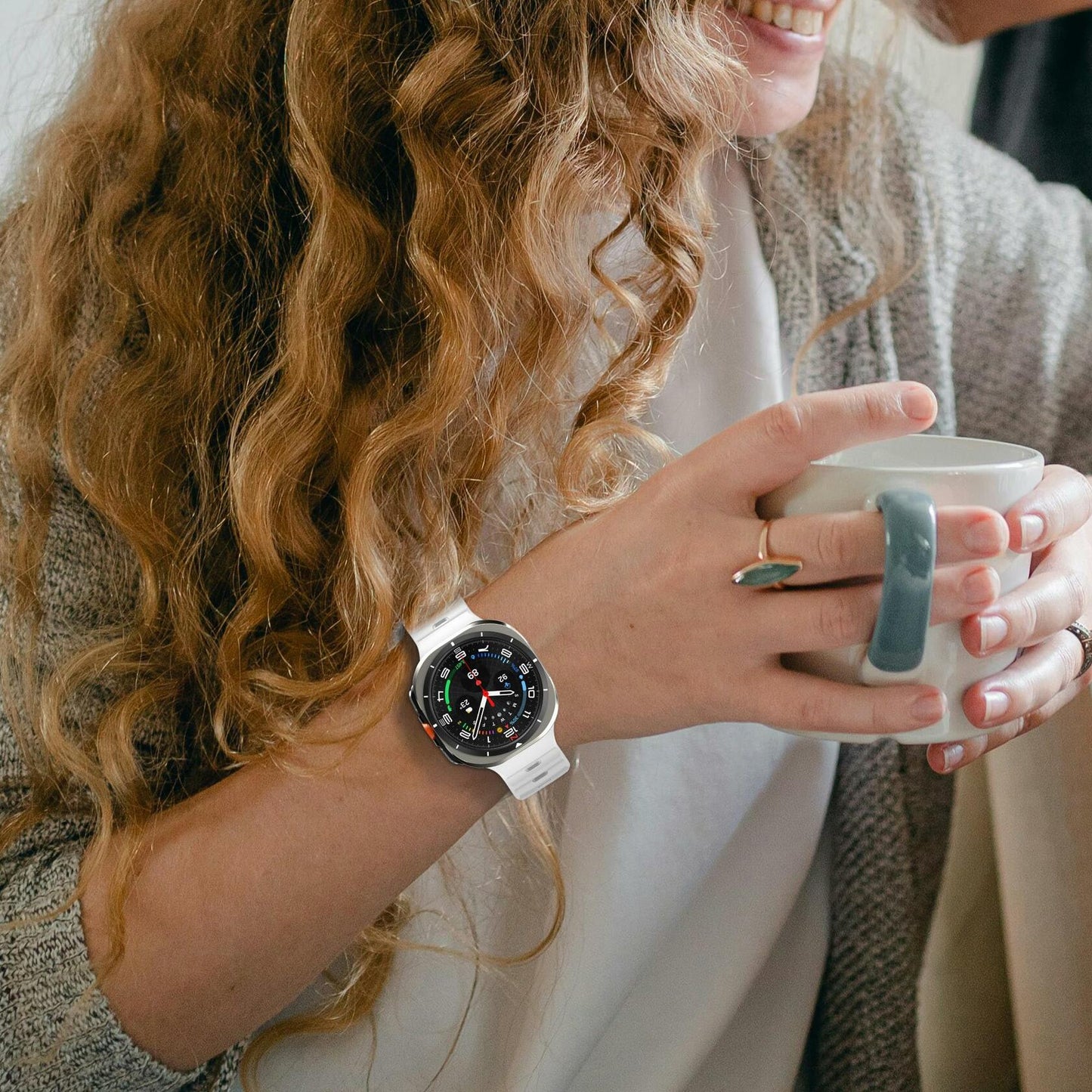 Seltureone 4 Pack Silicone Sport Bands for Galaxy Watch Ultra 47mm