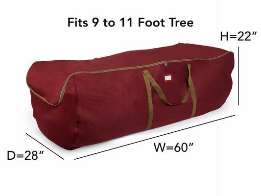 Covermates Keepsakes Garland Duffle Bag Durable Polyester Red Fits 25ft