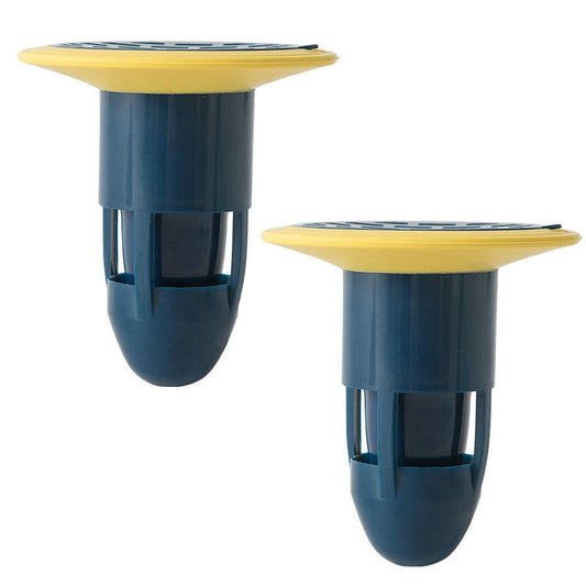 NILSTOREY Shower Floor Drain Backflow Preventer Valve Blue 2Pack ABS