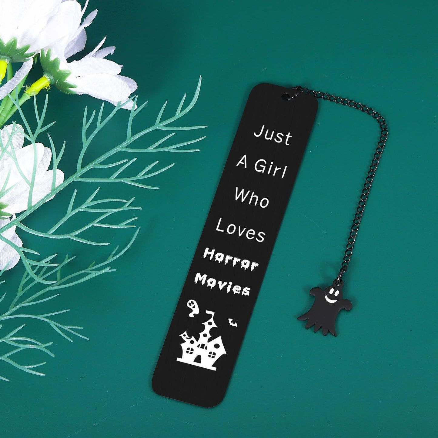 FOOZDEEVAAQ Gothic Halloween Alloy Steel Bookmarks Dark Color Teens Women