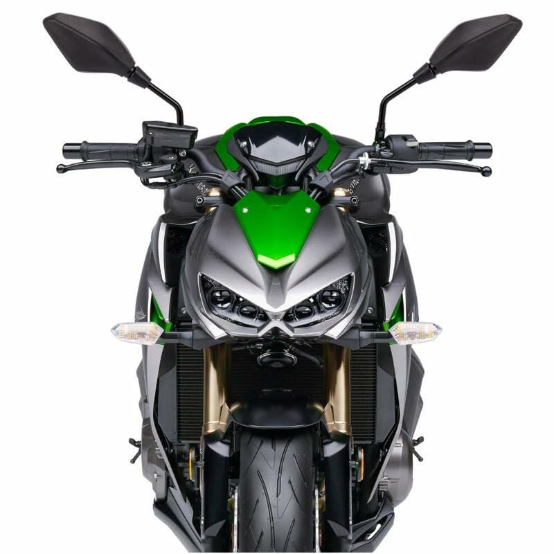 Generic Universal Motorcycle Rear View Side Mirrors 10MM 8MM Black Screw Mount