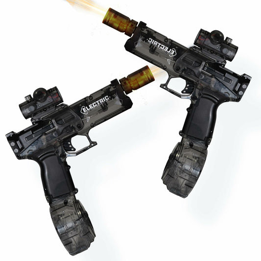 Naldoxyn Electric Automatic Water Gun High Power Black 2-Pack Kids 8-12